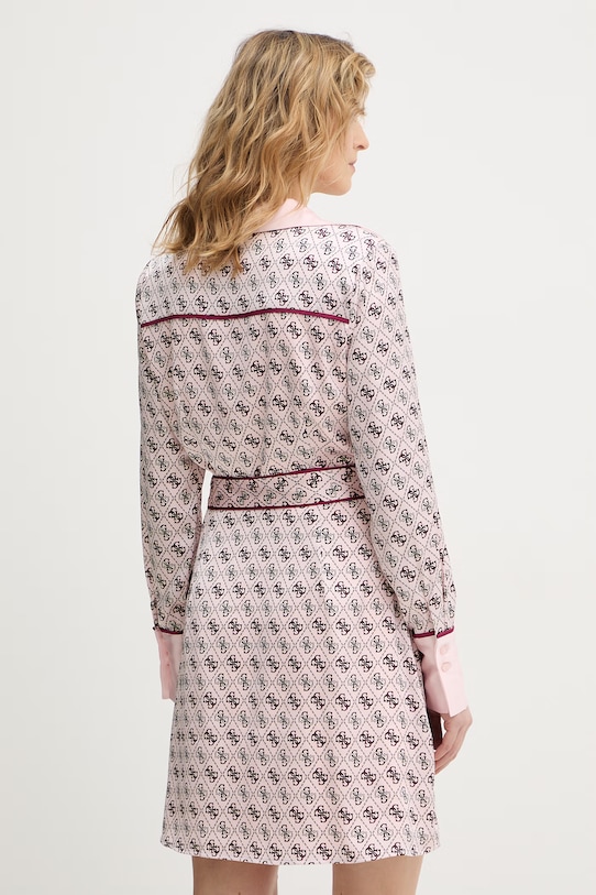 Ruházat Guess ruha BLERTA W6RK90.WF1T2 rózsaszín