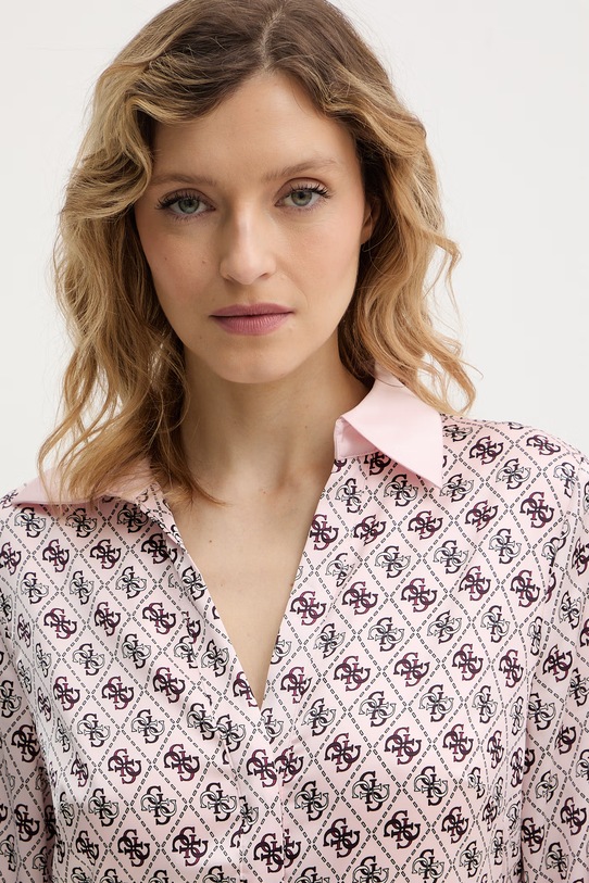 Guess sukienka BLERTA różowy W6RK90.WF1T2