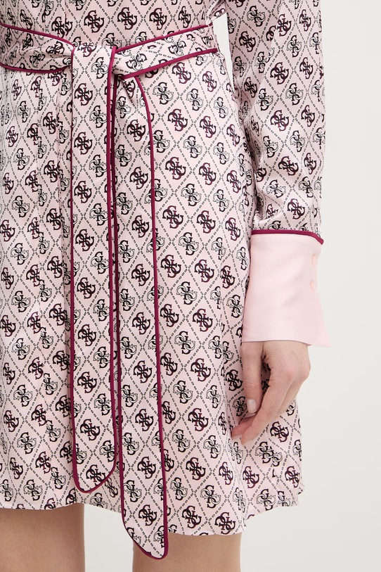 Guess sukienka BLERTA W6RK90.WF1T2 różowy