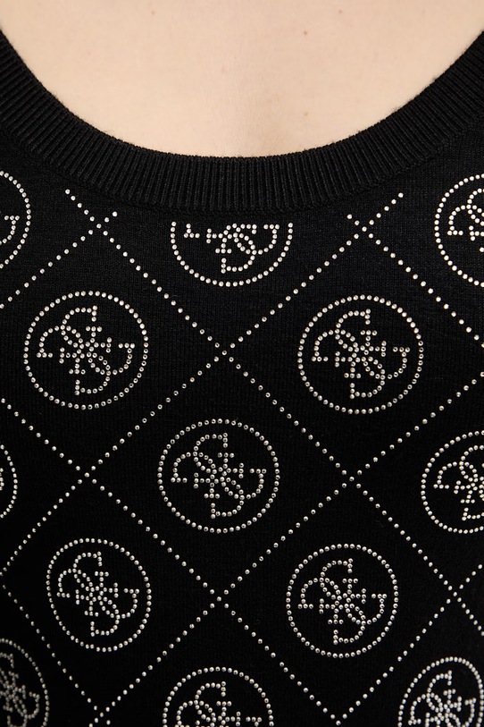 Šaty z vlněné směsi Guess 4G W6RK92.Z3JD2 černá