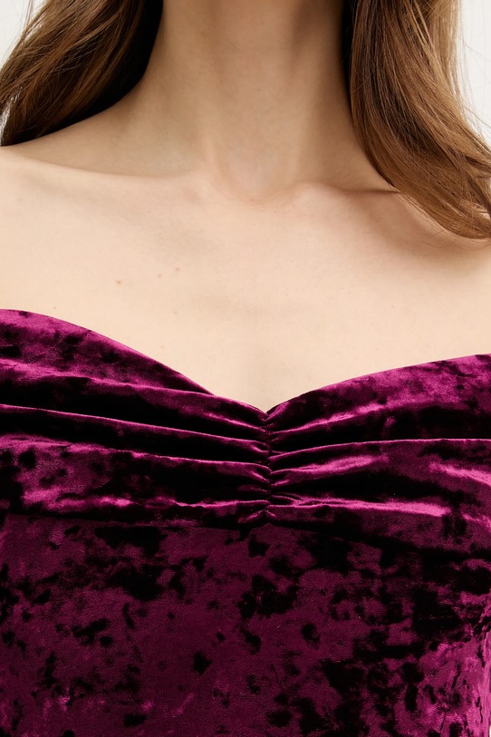 Guess sukienka W6PK1M.KJ170 bordowy