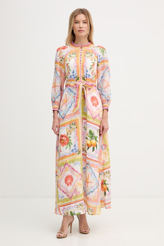 Hale BOB sukienka lniana Lakelynn 5YXP674M pomarańczowy SS26