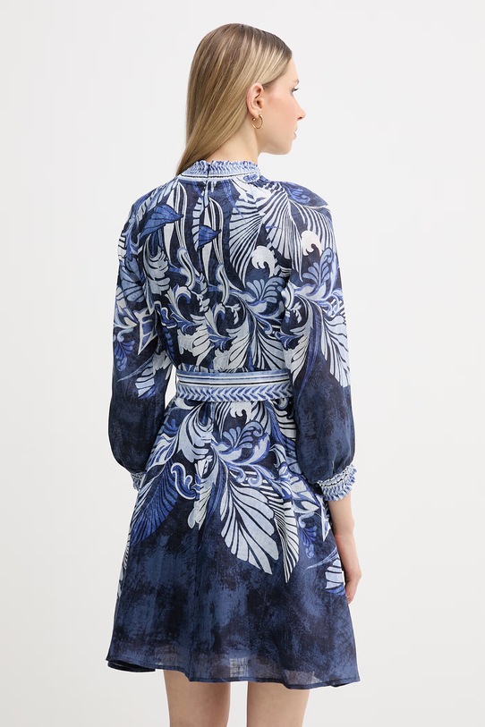 Odzież Hale Bob sukienka lniana Belize 5ZDT632A granatowy