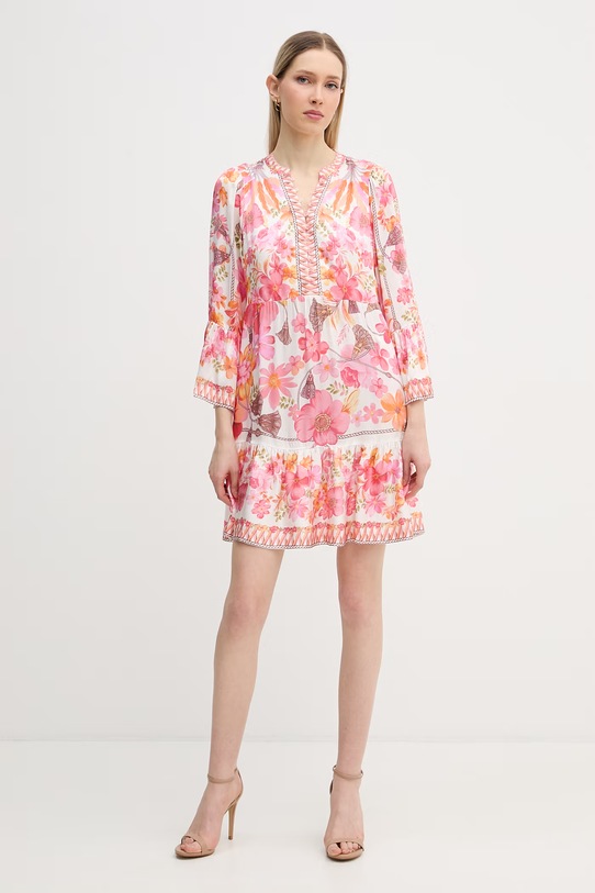 Hale Bob sukienka Benilde 5ZVN680A różowy SS26