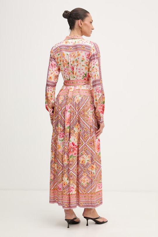 Odzież Hale Bob sukienka letnia z wiskozy Nicandra 62BC614A różowy