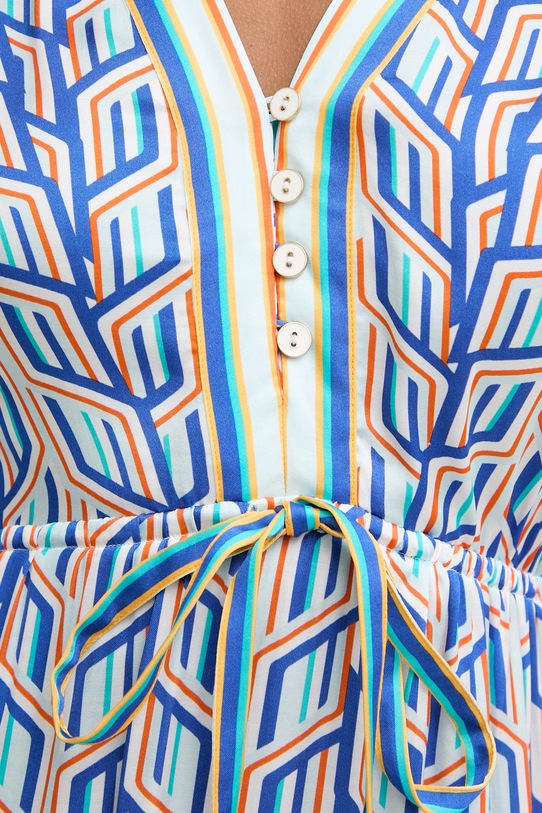 Hale Bob sukienka z wiskozą Theia 62NT650A niebieski