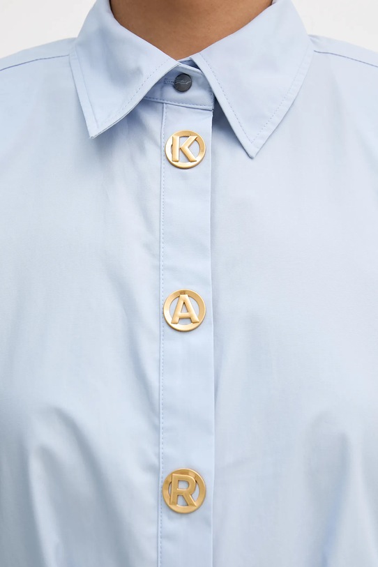Karl Lagerfeld vestito in cotone B1W13026 blu