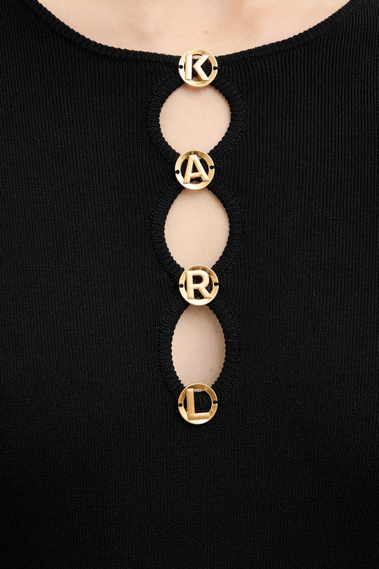 Рокля Karl Lagerfeld KARL DAILY B1W13003 черен