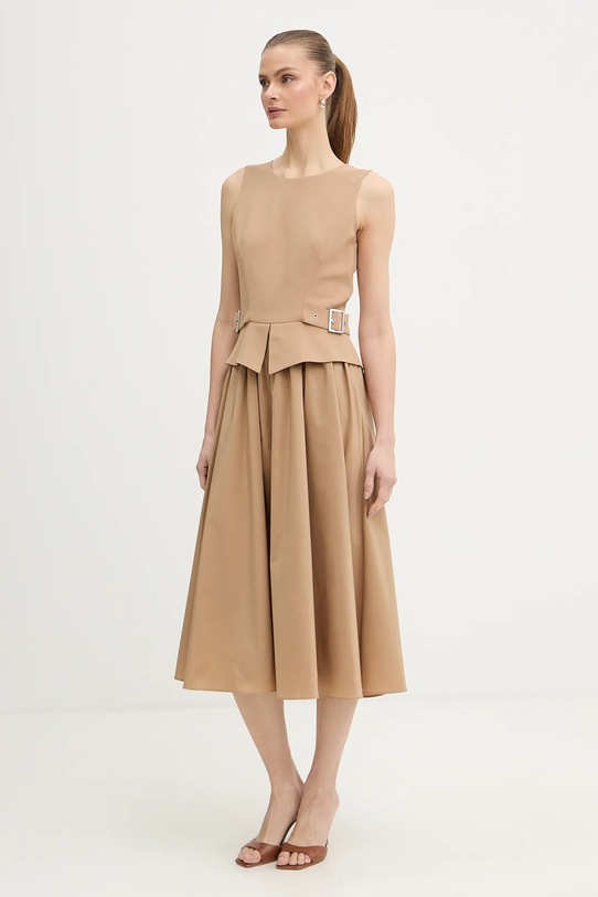 Karl Lagerfeld sukienka B1W13023 beżowy SS26