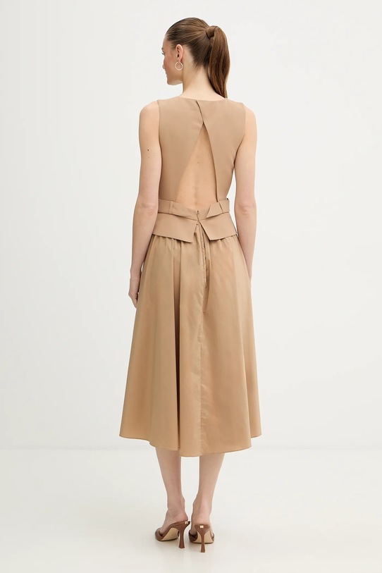 Odzież Karl Lagerfeld sukienka B1W13023 beżowy