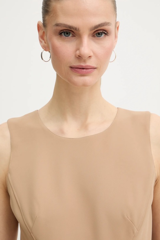 Karl Lagerfeld sukienka beżowy B1W13023