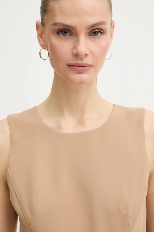 Karl Lagerfeld sukienka beżowy B1W13023