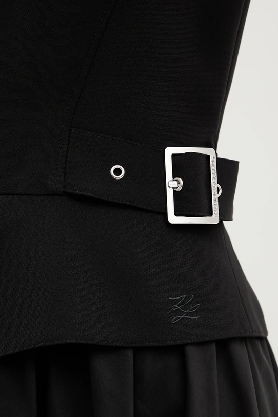 Рокля Karl Lagerfeld B1W13023 черен