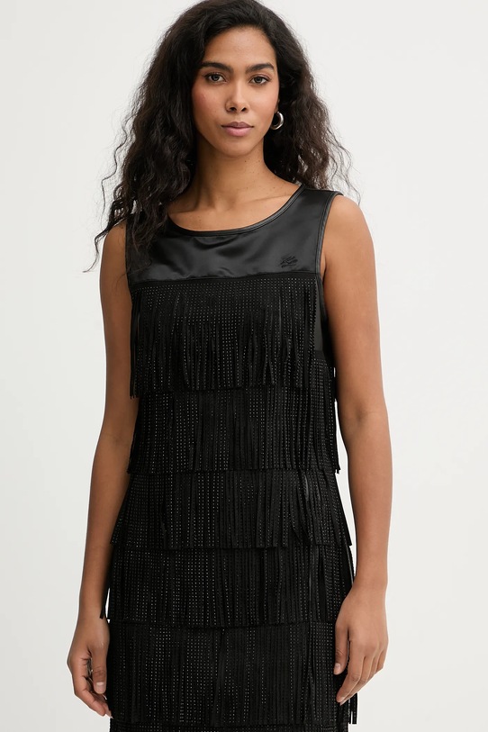 Karl Lagerfeld sukienka czarny B1W13056