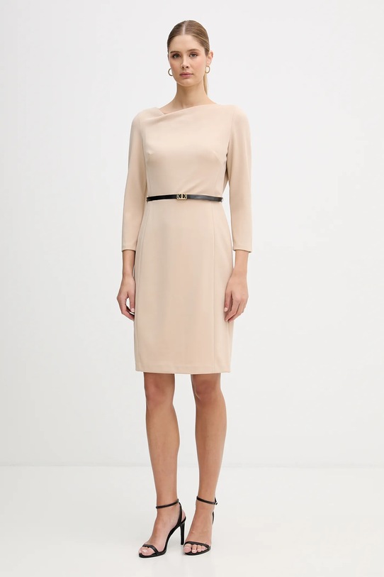 Φόρεμα Dkny DD5B1P80 μπεζ SS26