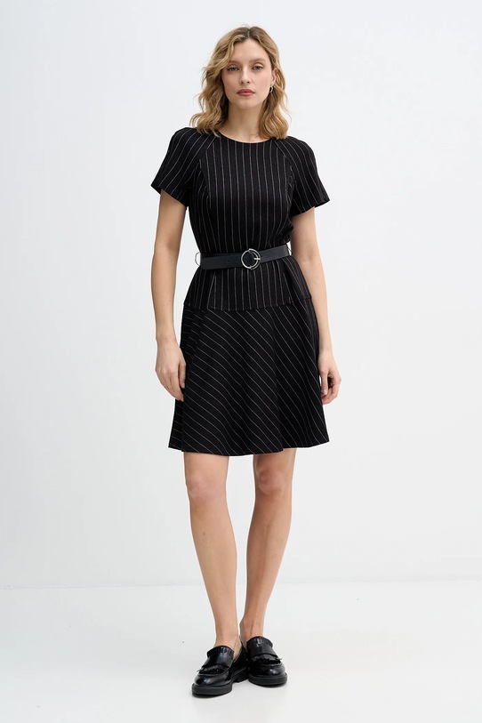 Dkny sukienka DD5K1P70 czarny SS26