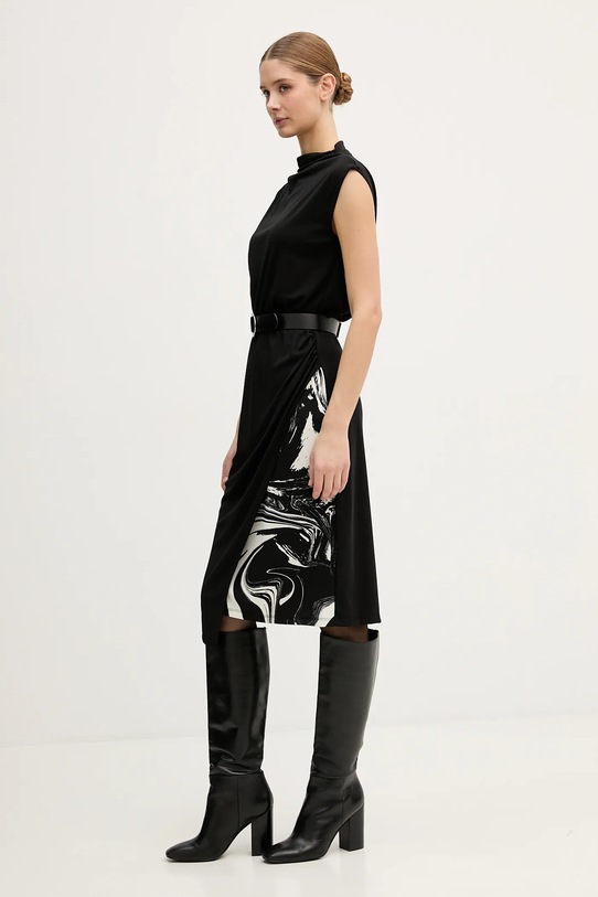 Dkny sukienka DD5J2P42 czarny SS26