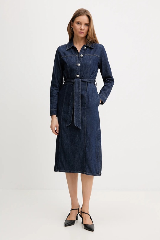 Dkny sukienka jeansowa DJ5D9142 granatowy SS26