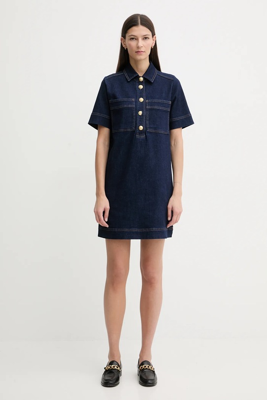 Dkny sukienka jeansowa DJ5D9126 granatowy SS26