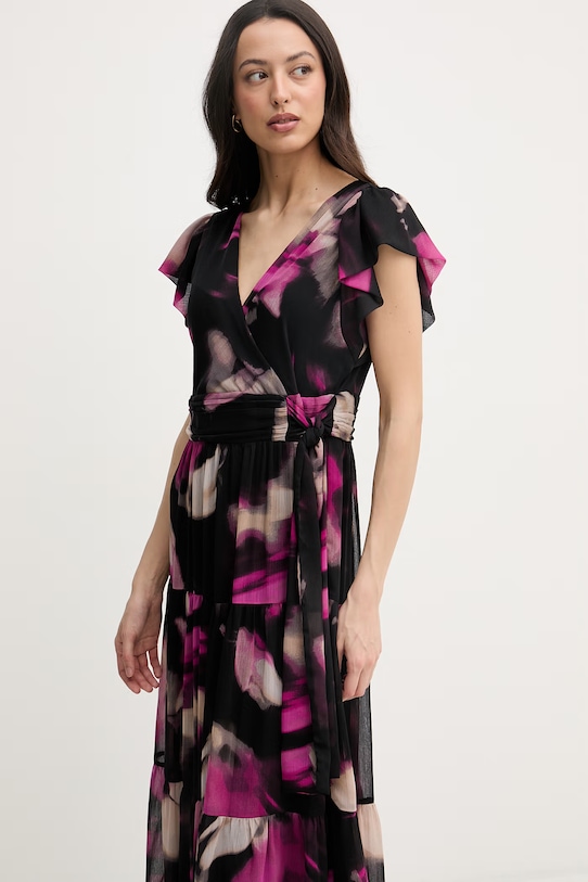 DKNY šaty s rozšíreným strihom čierna DD5G1562