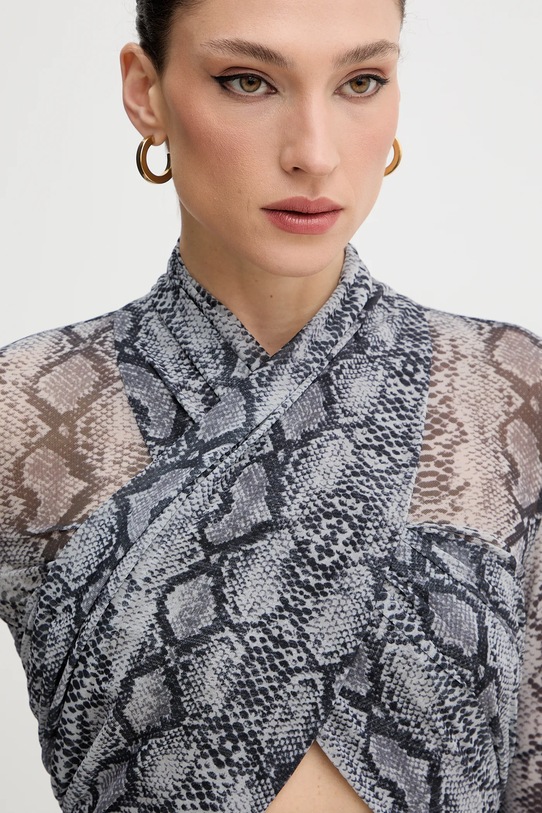 Bardot sukienka szary 56305DB3