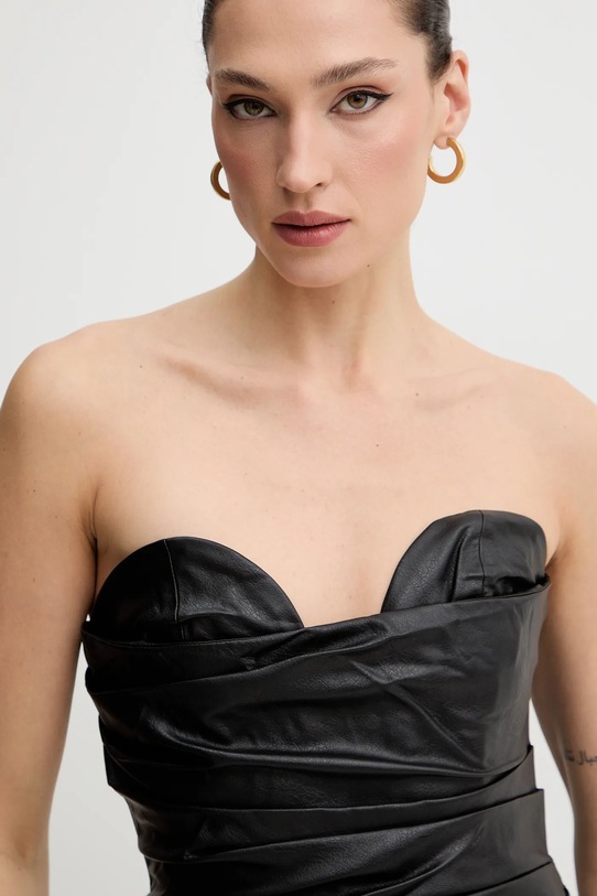 Bardot sukienka czarny 60141DB