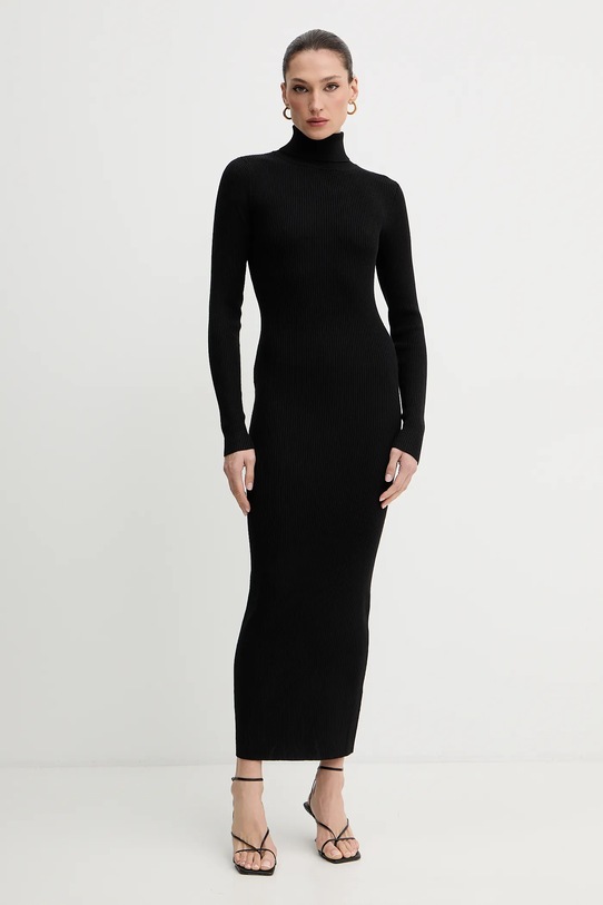 Bardot sukienka z elastanem czarny 60170DB