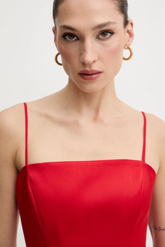 Bardot sukienka czerwony 60179DB