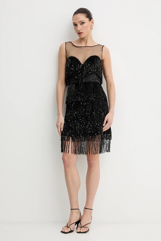 Bardot sukienka 60271DB czarny SS26