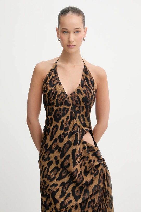 Bardot sukienka brązowy 59760DB1