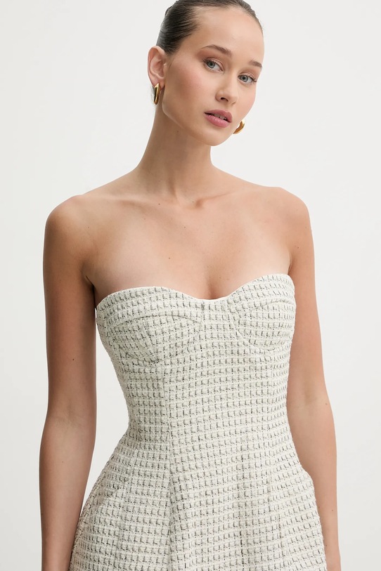 Bardot sukienka beżowy 60134DB