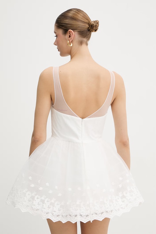 Odzież Bardot sukienka rozkloszowana 60223DB beżowy