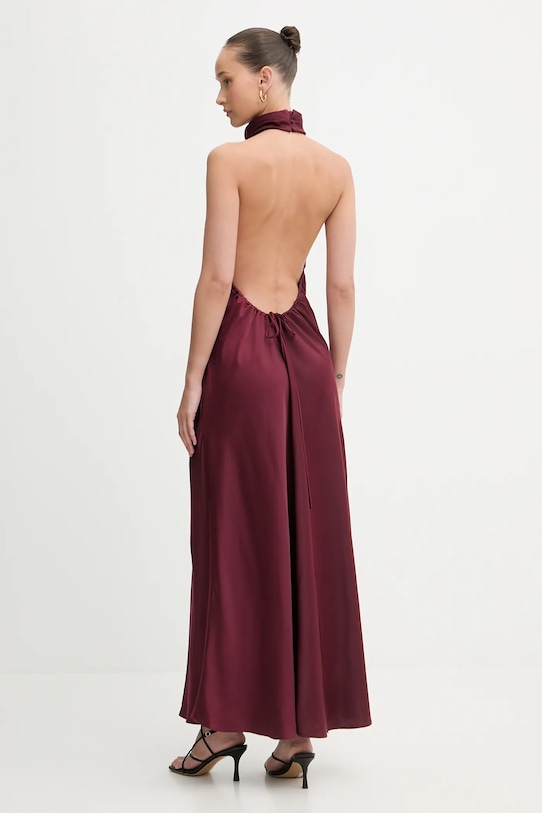 Odzież Bardot sukienka 60247DB bordowy