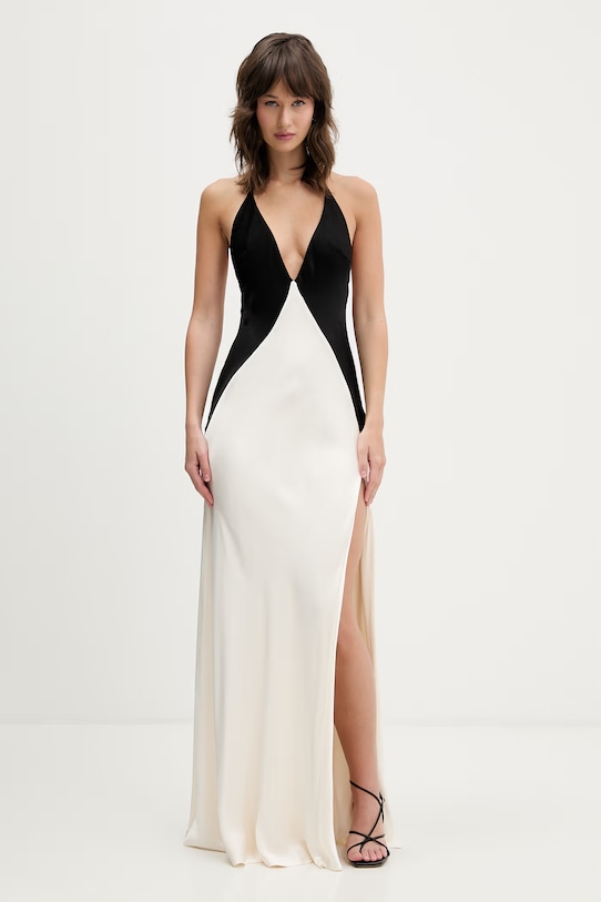 Bardot ruha vállas bézs 59315DB7