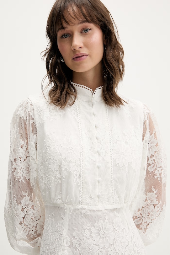 Šaty Bardot béžová 60268DB