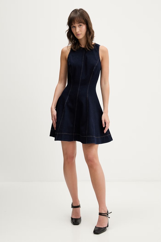 Bardot sukienka jeansowa 91427DB granatowy SS26