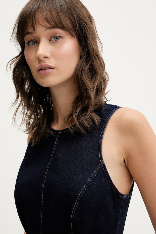 Дънкова рокля Bardot тъмносин 91427DB