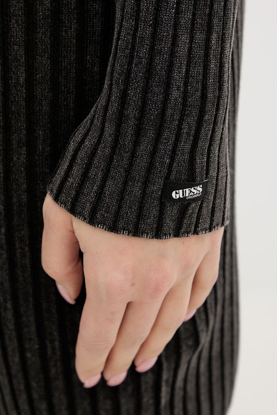 Guess Originals sukienka z domieszką wełny W6RK85.Z3JC2 szary