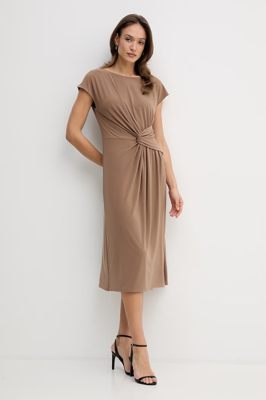 Joseph Ribkoff sukienka 261146 beżowy SS26