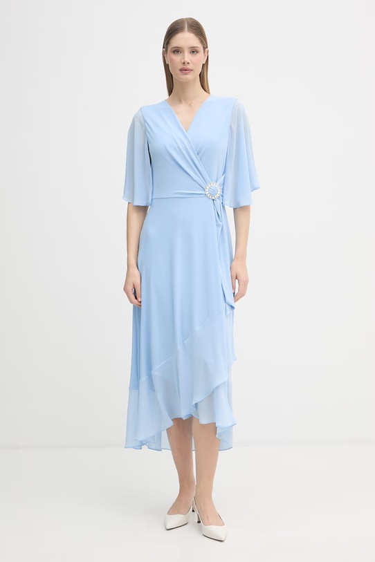 Joseph Ribkoff sukienka rozkloszowana niebieski 261714