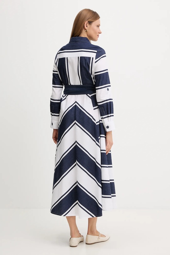 Одежда Хлопковое платье Joseph Ribkoff 261936 тёмно-синий