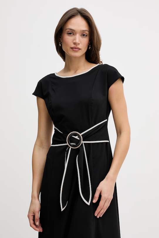 Joseph Ribkoff sukienka rozkloszowana czarny 261051