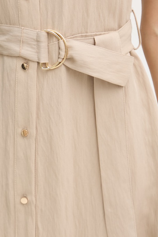 Joseph Ribkoff расклешенное платье с вискозой 261935 бежевый