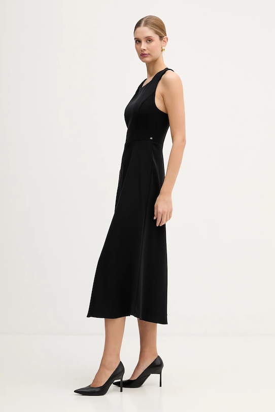 Armani Exchange sukienka XW001824.AF16125 czarny SS26