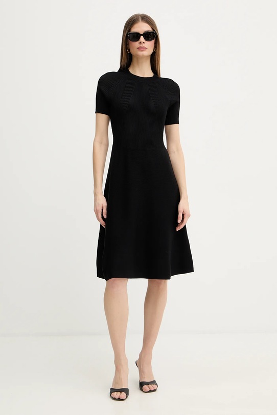 Šaty Armani Exchange XW001885.AF10352 čierna SS26