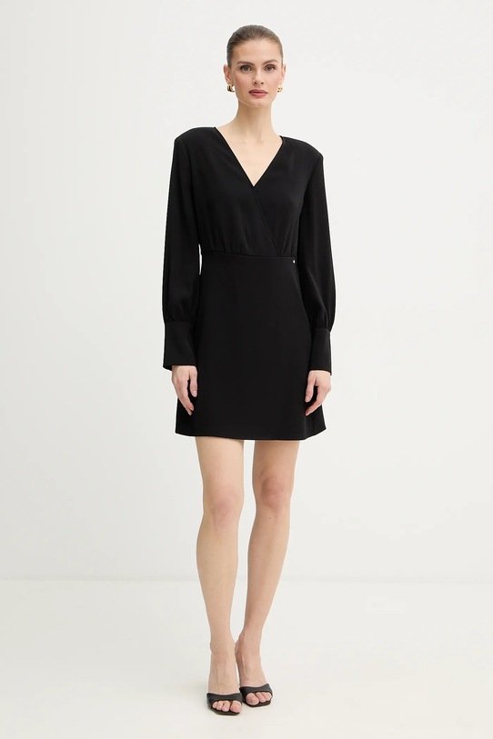 Armani Exchange sukienka XW002205.AF16125 czarny SS26