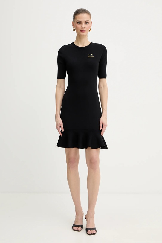 Armani Exchange sukienka XW001872.AF10352 czarny SS26