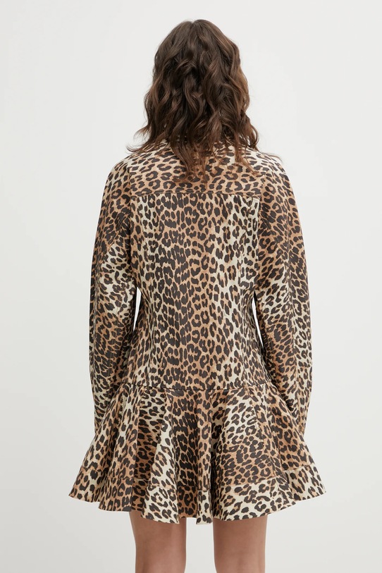 Odzież GANNI sukienka A1030184 beżowy