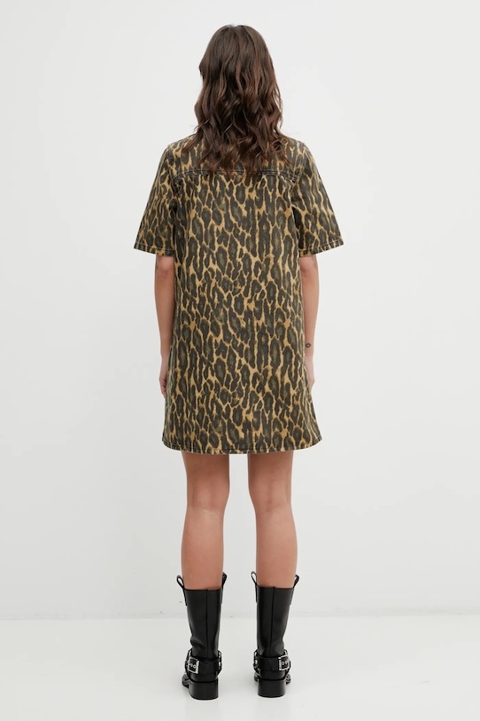 Odzież GANNI sukienka jeansowa A1030096 zielony