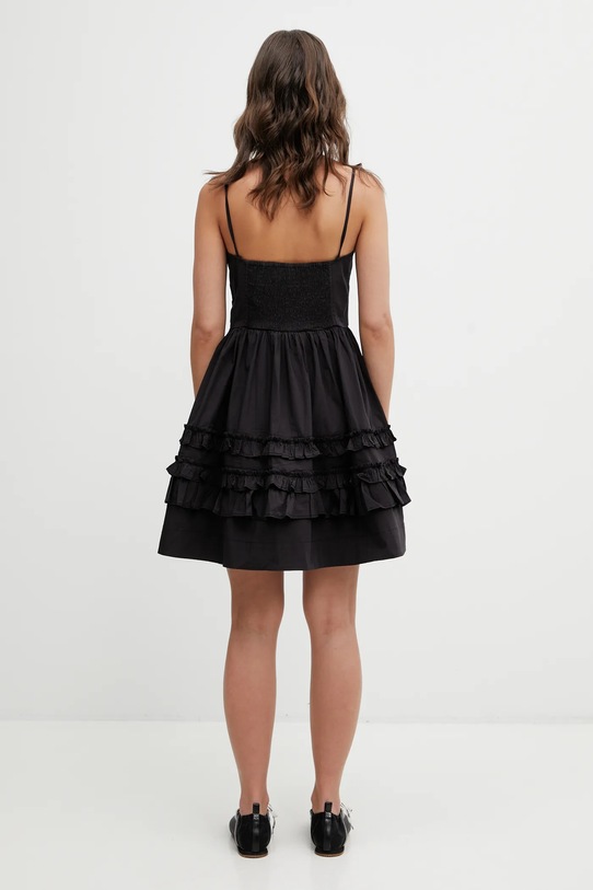 Odzież GANNI sukienka A1030207 czarny